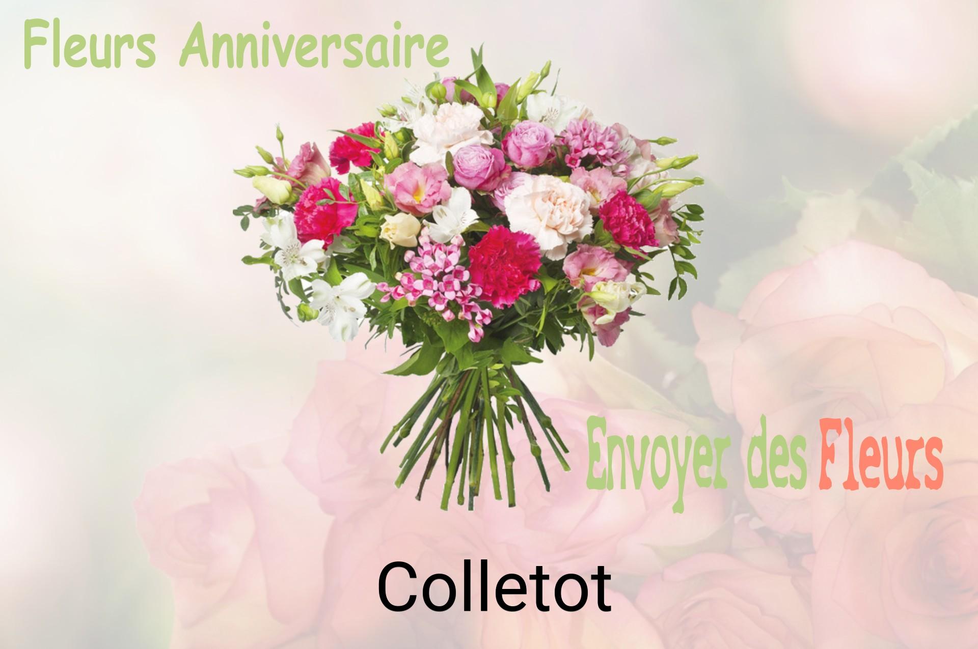Bouquet de fleurs d’anniversaire livré à Colletot